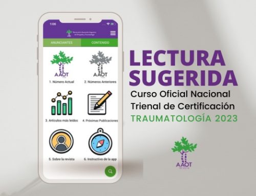 LECTURAS SUGERIDAS – CURSO TRIENAL – TRAUMATOLOGÍA 2023 – MÓDULO VI